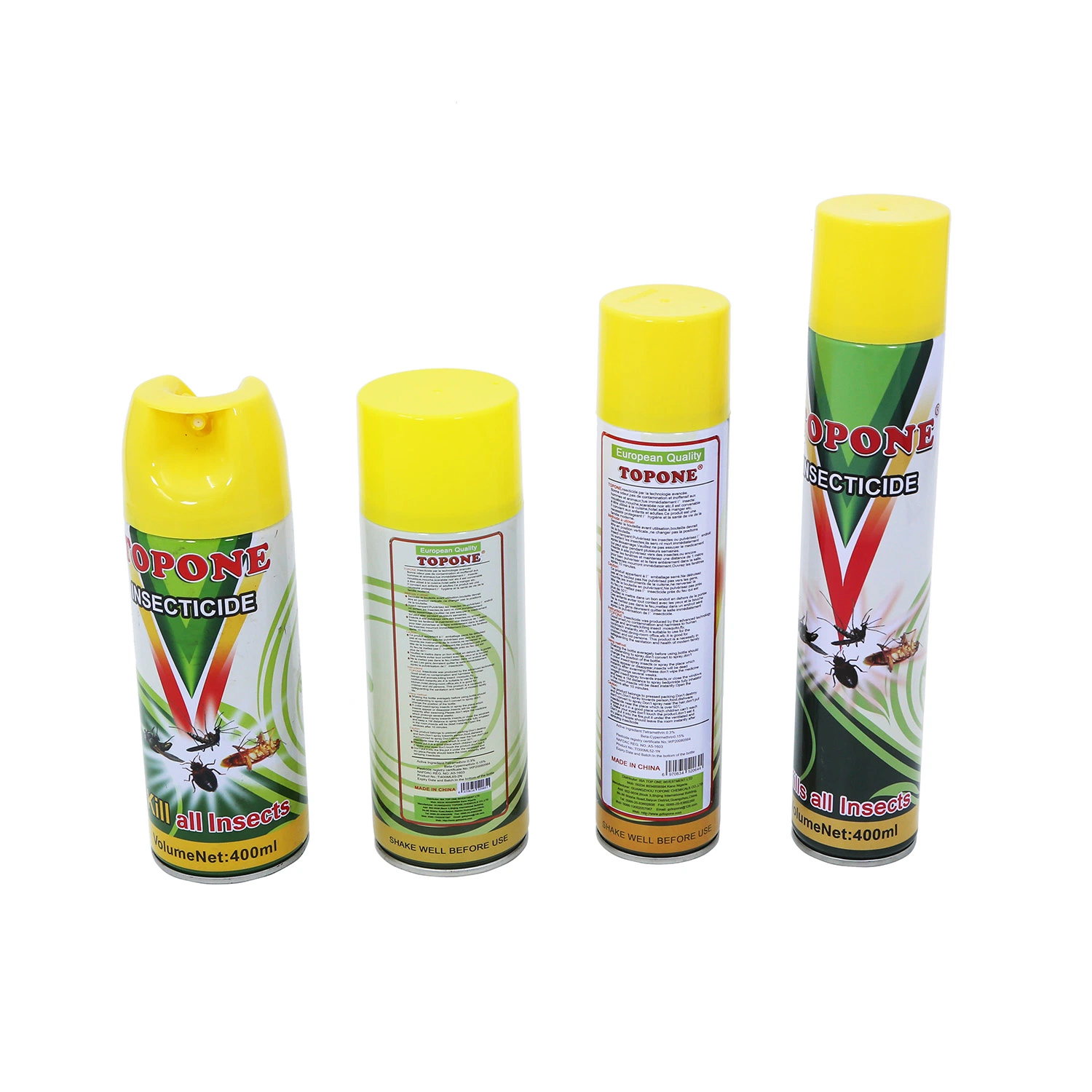 Topone 400ml Insecticida de Contacto de rociado de pesticidas