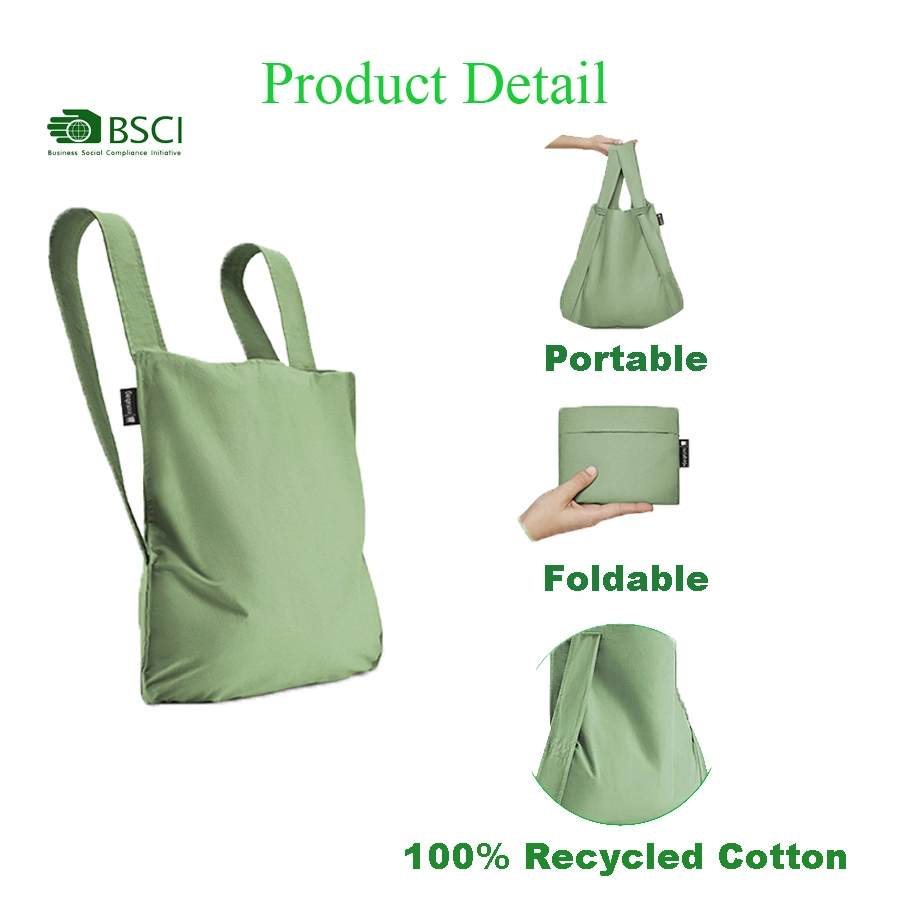 BSCI Lvmh ISO Factory Gift Eco Promotion Women Folding Logo Cotton Tote Bag