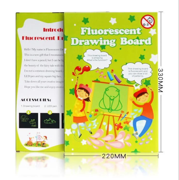 Light Drawing Fun and Developing Toy A3/A4/A5 Fluorescent Light Drawing Pad