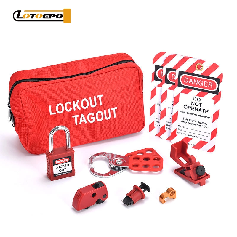 Lotoepo Waterproof Nylon Fabric Mini Personal Safety Portable Lockout Bag Tool Bag
