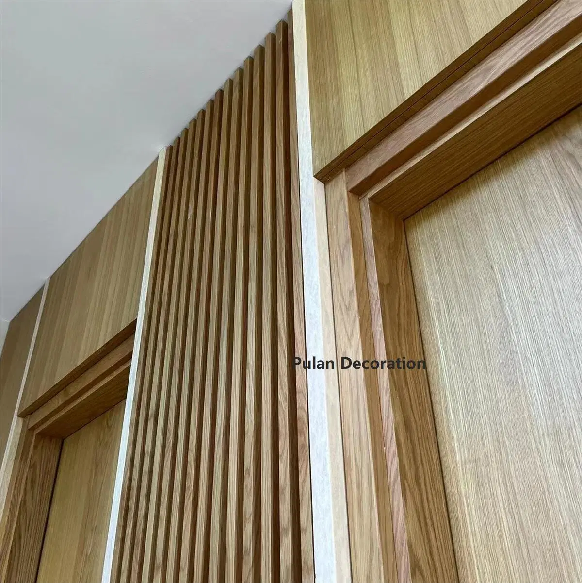 Plywood Cladding Wall Oak Veneer Varnish Painting