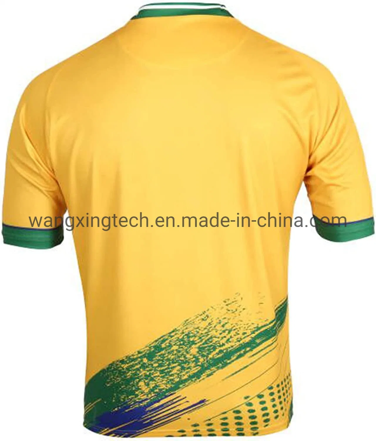 Brasilien Country Team Fußballtrikot Im Modedesign