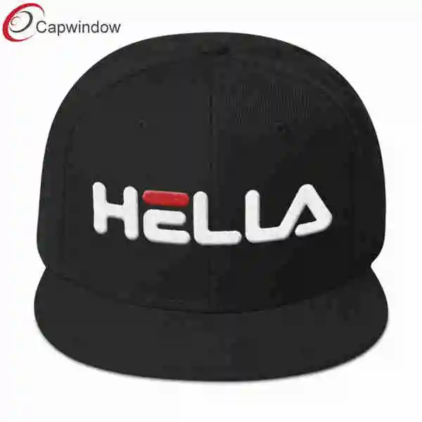 Wholesale/Supplier Fashion 6 Panel Sport Snapback Hat with Puff Logo