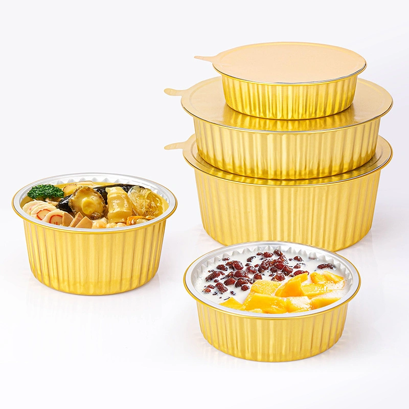 Recipiente para alimentos Carryout alumínio Disposable Casserole alumínio folha almoço Caixa