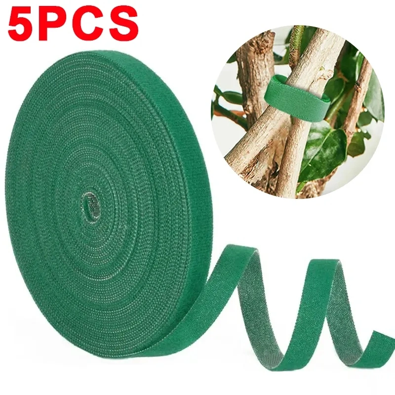 Nylon Plant Ties Resealable Cable Ties Self Adhesive Plant Fastener Tape for Support Grape Vines Tomato Garden Supplies