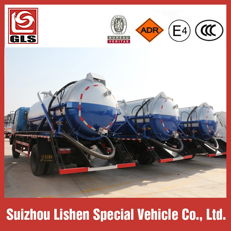 Dongfeng 4X2 8cbm 10cbm 15cbm Vacuum Fecal/Sewage Suction Truck