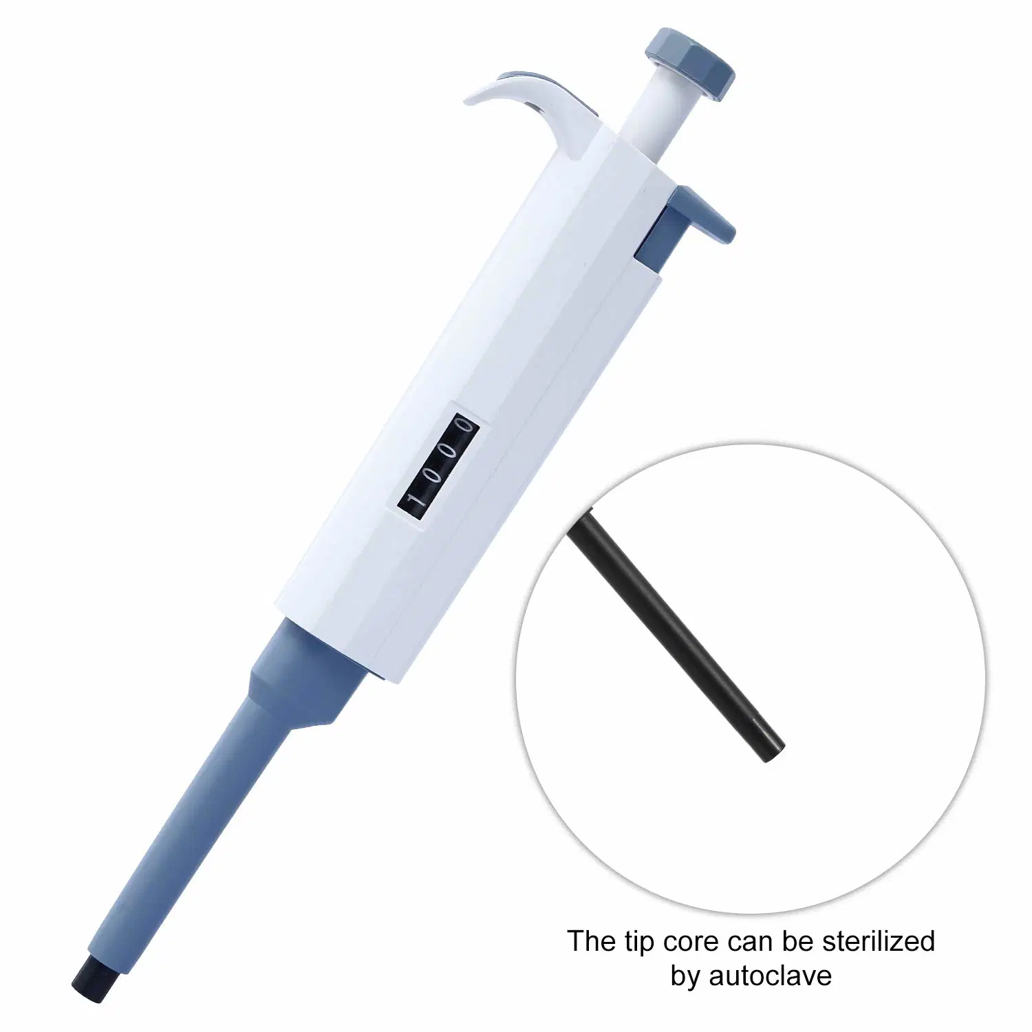 Lab Single Channel Automatic Micro Pipet Volume 10UL Mechanical Fixed Pipette