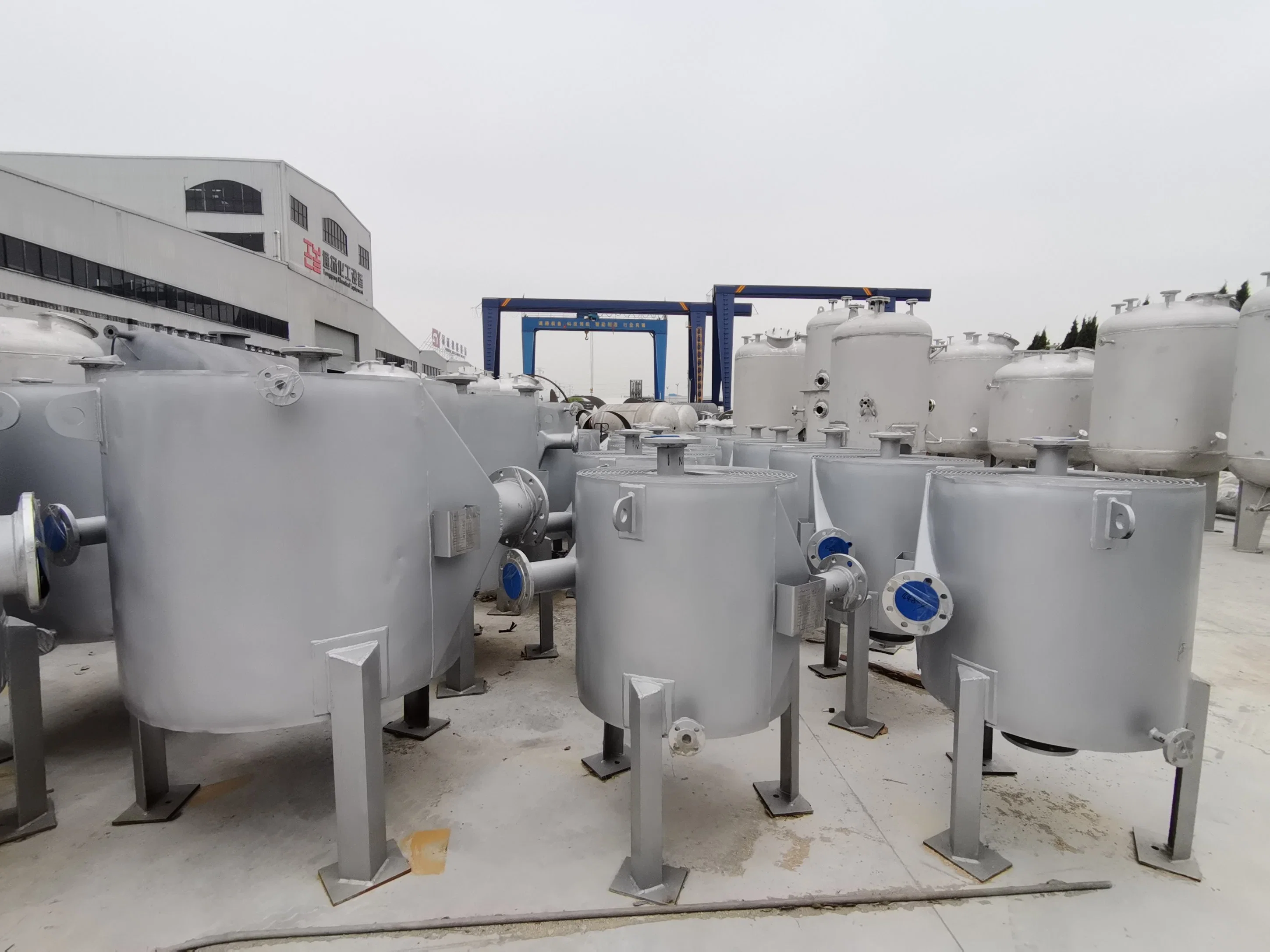 Stainless Steel Recovery Kettle Secondary Condenser Heat Exchanger Pressure Vessel Chemical Equipment