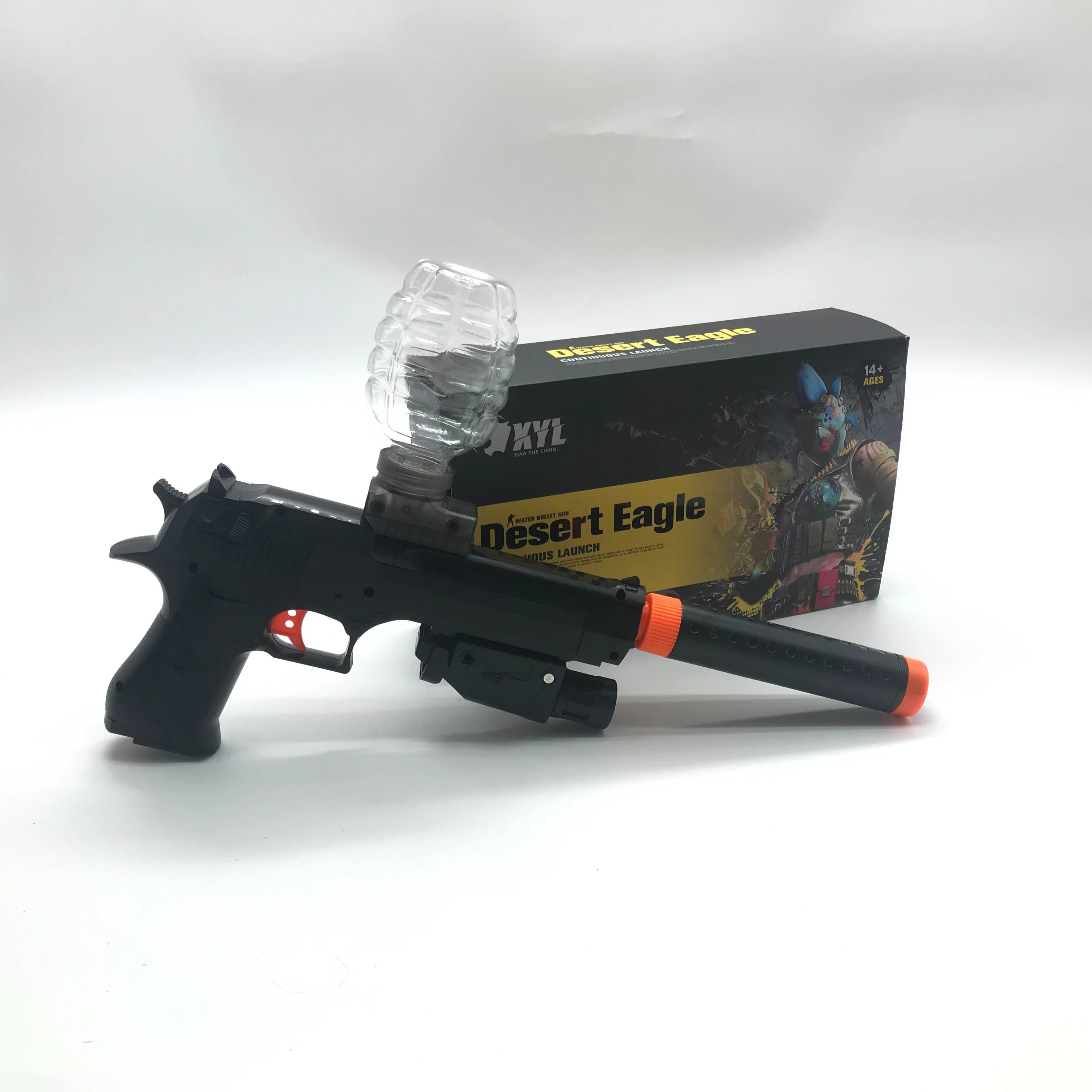 Desert Eagle Electric Bola de plástico de gel de Blaster realista salpicadura de arma de juguete Pistola de bolas para niños