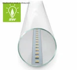 CE CB PC cristal Nano de 60cm 2FT LA LUZ DEL TUBO LED 9W 10W 120cm 3pies 18W 24W 28W 150cm 5M 24W G13 T8 360 LED 18W lineal en el interior del tubo LED Lámpara LED Fluroscent