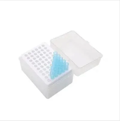 Universal Rectangular Plastic Pipette Tips Rack Box for Lab