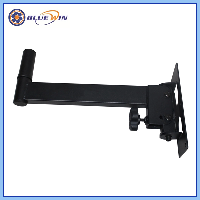 Speaker Bracket Wall Mounted Single Adjustable Metal Black Wall Hanging Brackets Wall Speaker Stand