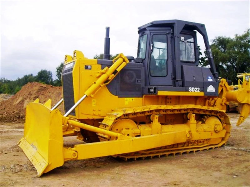 220 excavadora sobre orugas Shantui HP SD22 con el desgarrador de tres vástagos