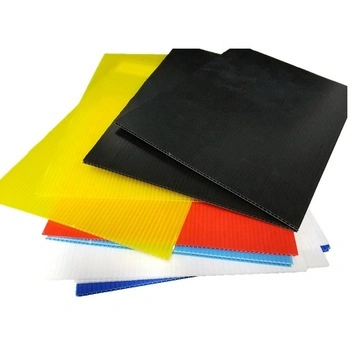 PP Material Corflute Sheet Floor Protection Board Black Supplier