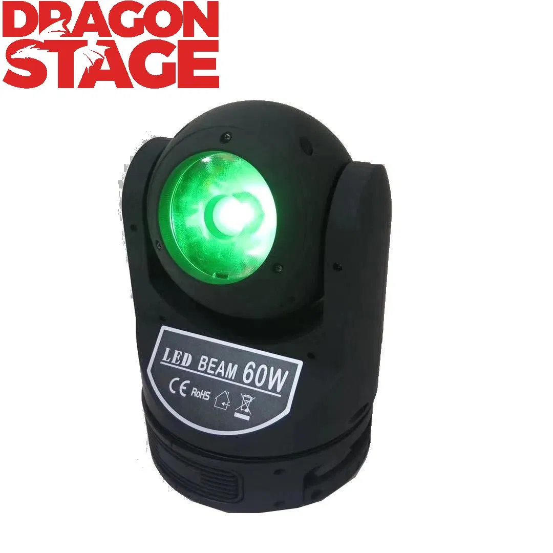Dragonstage 60W Beam Mini Moving Head Light Small LED