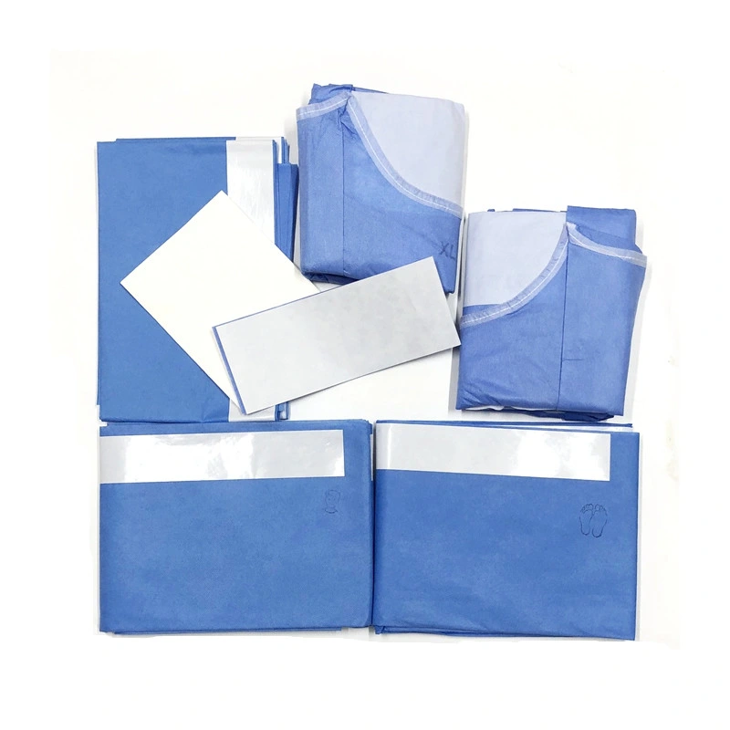 Paquete de protección medioambiental de la lámina adhesiva quirúrgica esterilizada desechable para uso médico