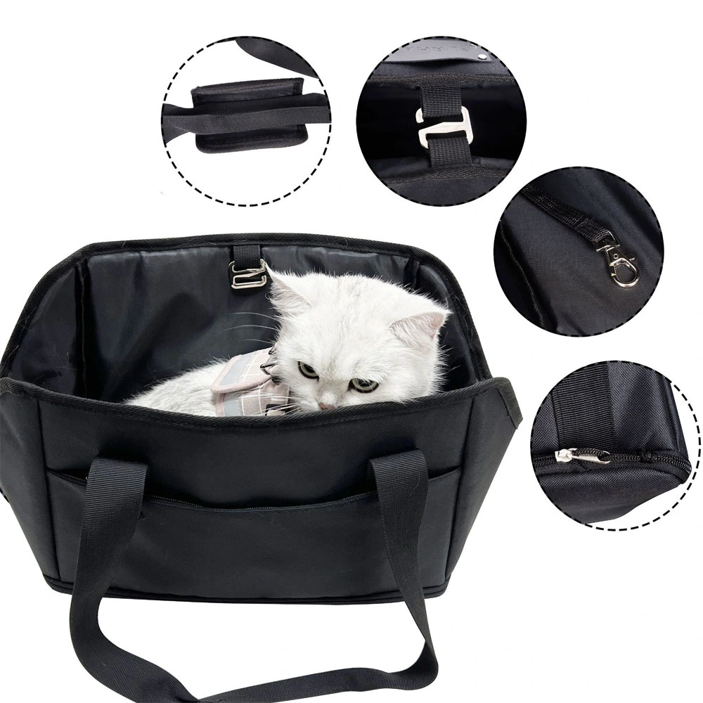 Pet Products Custom Durable Medium Soft Sided Collapsible Cat Dog Pet Carriers Travel Dog Travel Bag