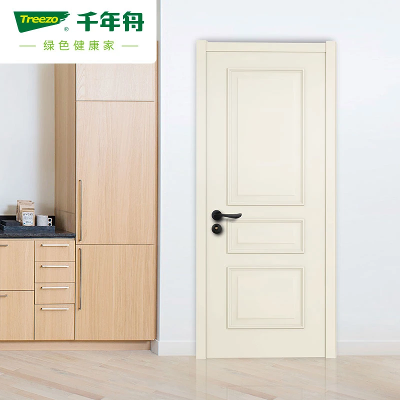 Most Popular Gray Painting Wooden PVC Door Design