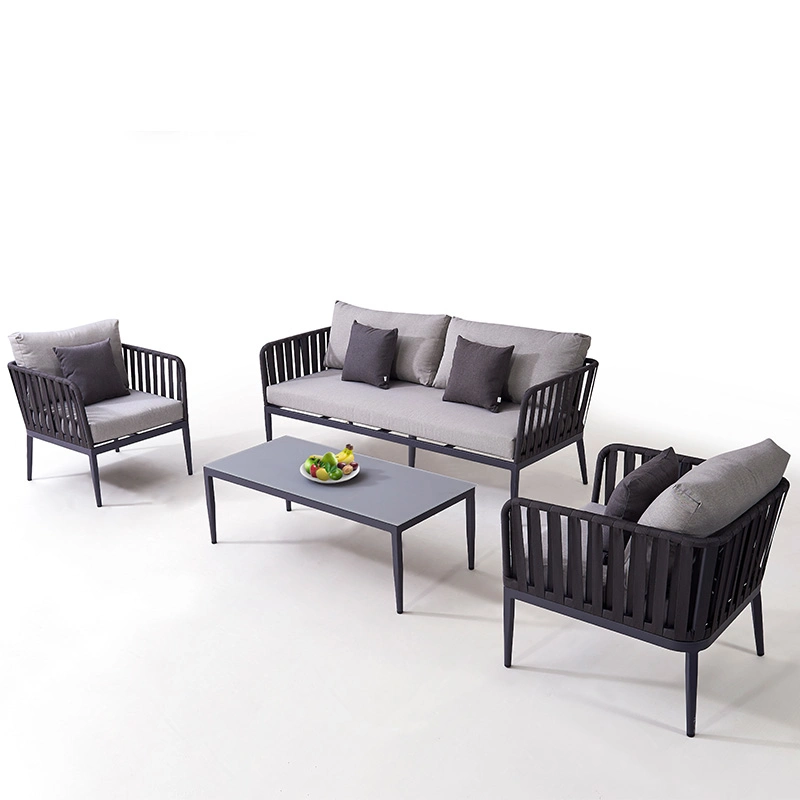 Modern Hotel Villa Outdoor Leisure Rope Sofa Set