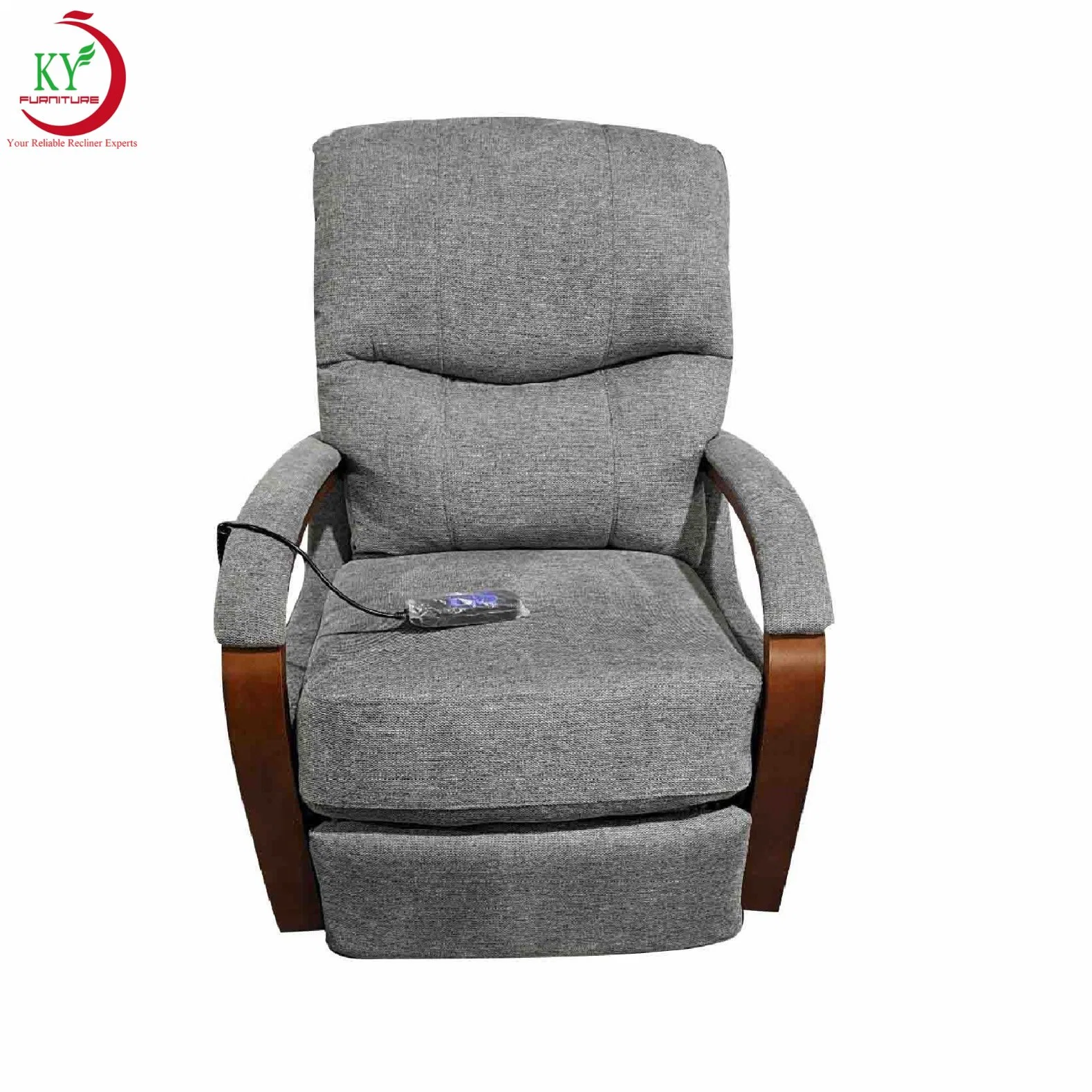 Jky Möbel Air Leder Power Riser Lift Recliner Stuhl mit Massage-Funktion für ältere und behinderte Menschen