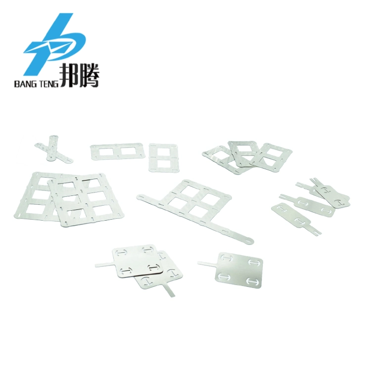 Custom Type Stamping Contact Pad Nickel Tabs 21700 26650 18650 Nickel Sheet Battery Connector