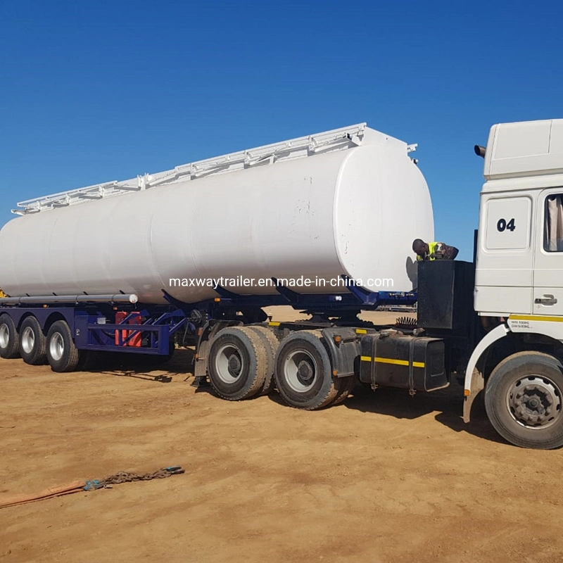 Nuevo remolque de transporte de tanques de aceite semirremolque de 45000 litros Remolque para camiones de gasolina