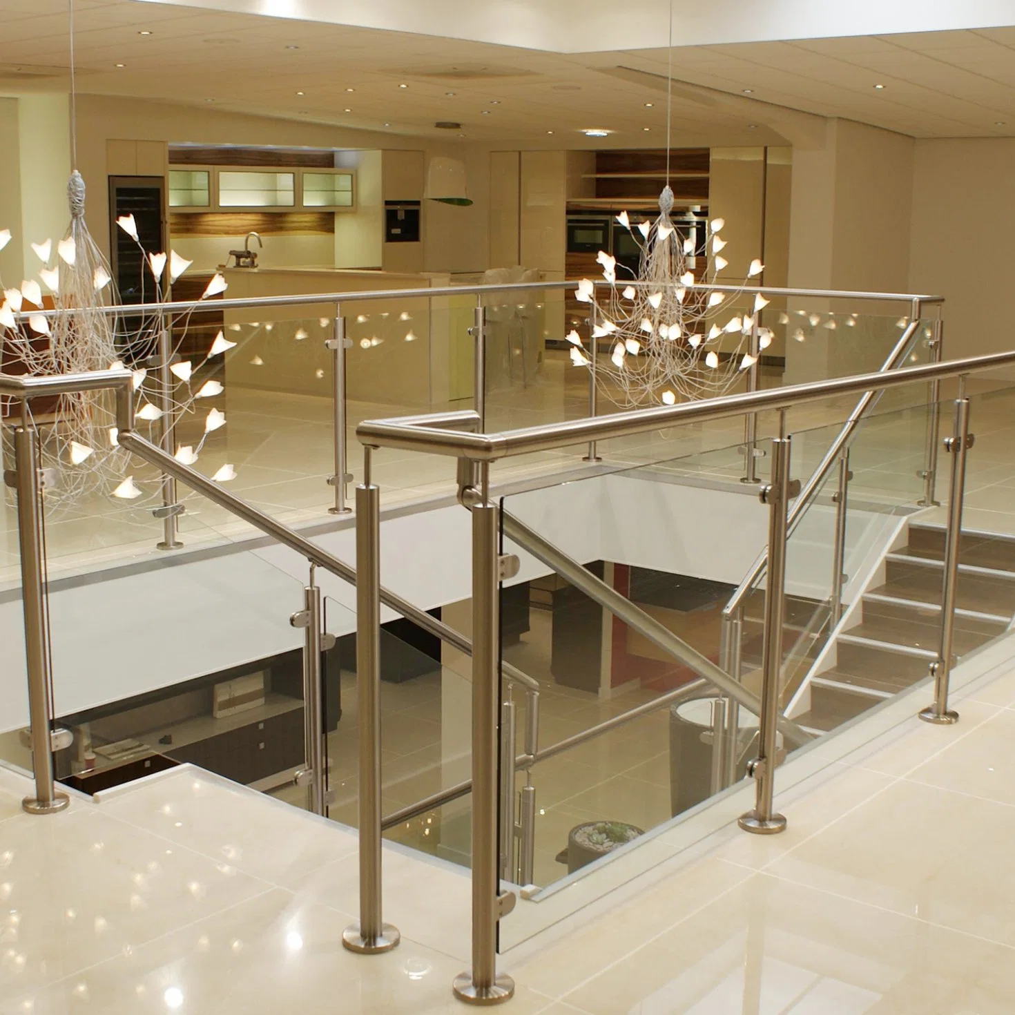 Wholesale/Supplier Price Sale Balcony Overpass Sidewalk Railing Clamp Glass Balustrade