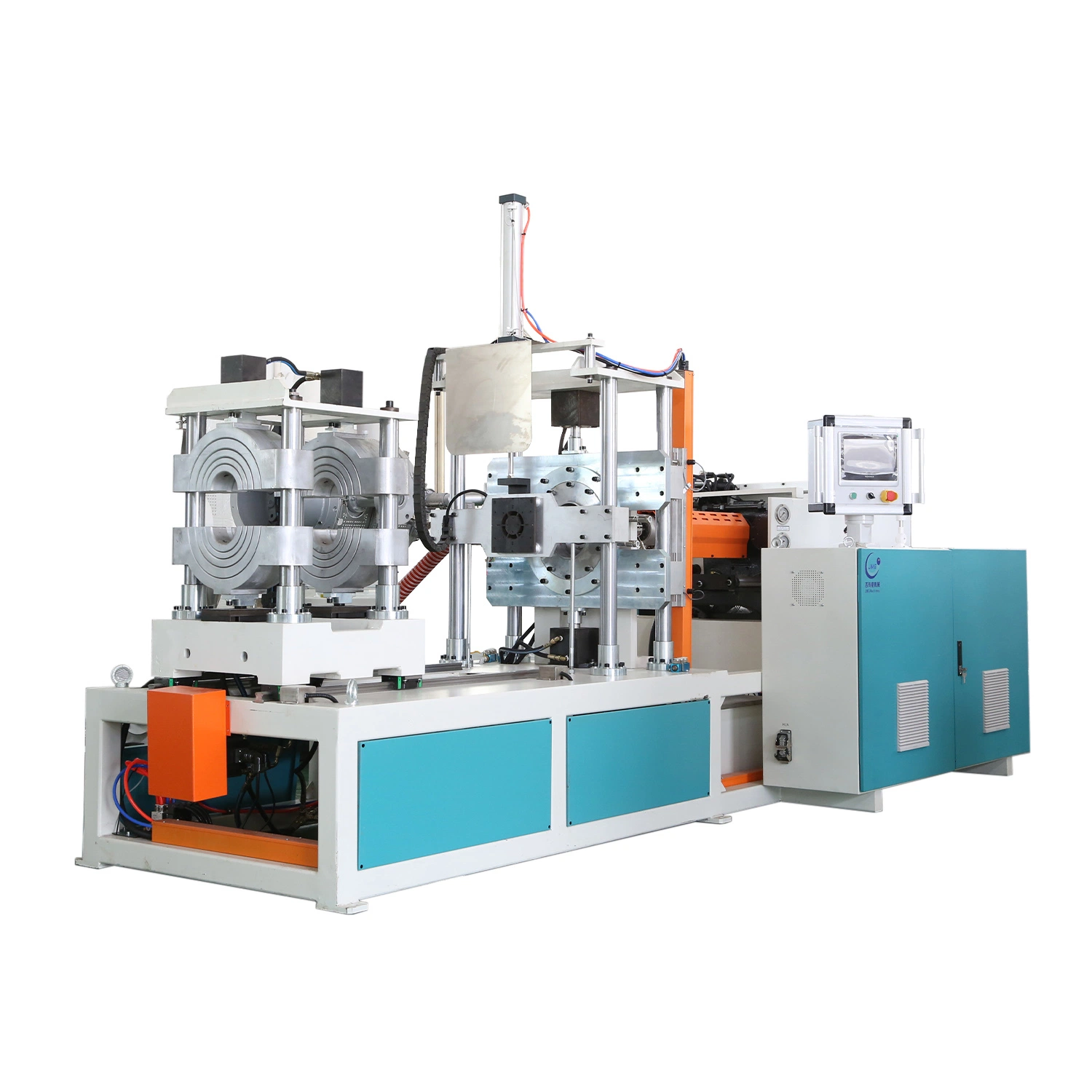 Plastic PVC/CPVC/UPVC Rtp Oil Pipe/Tube (extruder, haul off, cutting winding, belling) Extrusion/Extruding Making Production Line Machine