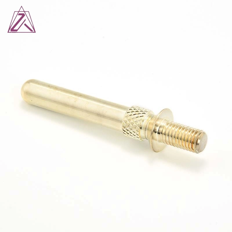 Made in China Custom Brass Precision Parts Electrical Parts Auto Parts CNC Machining Parts Brass Gold-Plated Parts