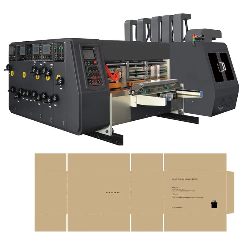 Carton Box Maker Cardboard Box Printing Machine Carton Printing Slotting Die-Cutting Machine