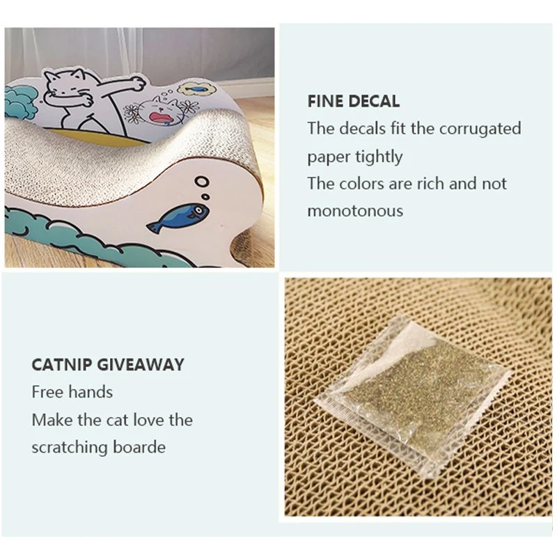 Cat Sofa Abrasion Resistant Scratch Protection Furniture Corrugated Paper Cat Scratch Board