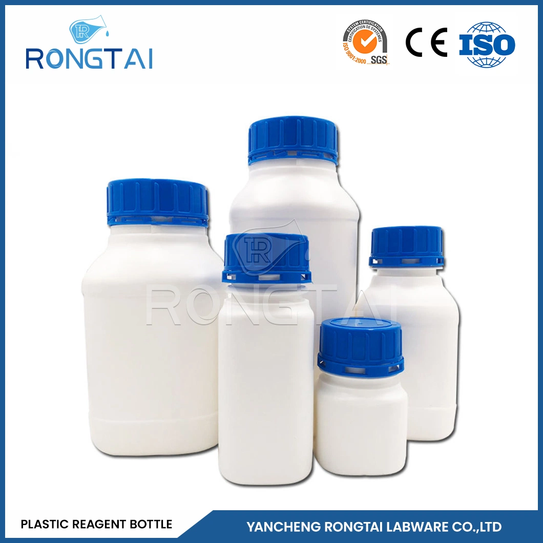 Rongtai Kunststoff PP Chemische Labor Reagenz Flasche Hersteller PE Reagenz Flasche Labor China 500ml 2000ml 2500ml Kunststoff PETG PET Reagenz Flasche