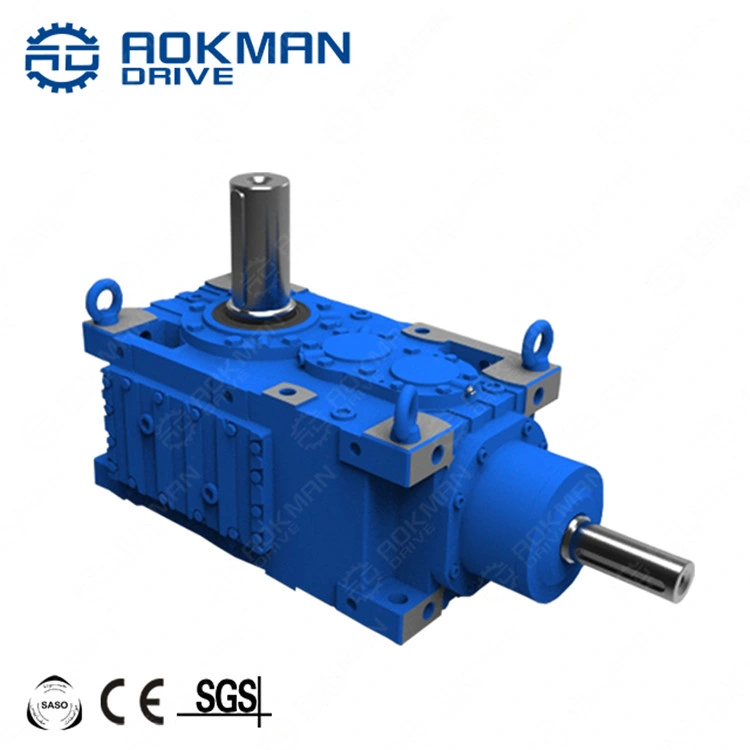 En ángulo recto de 90 grados industriales engranaje helicoidal de la transmisión reductor de velocidad con motor AC