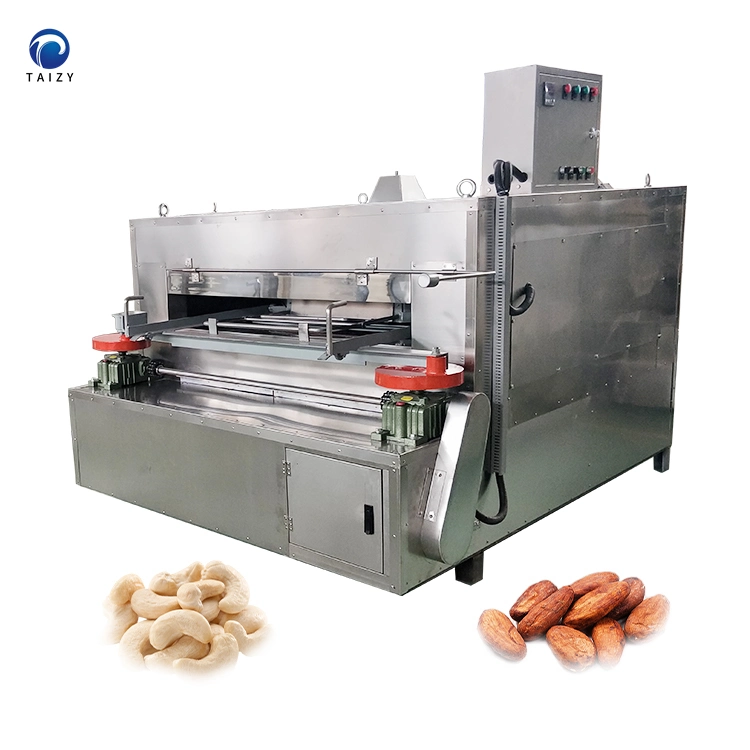 High Efficiency Pinenut Roaster Peanut Roasting Machine Swing Roaster Oven Machine