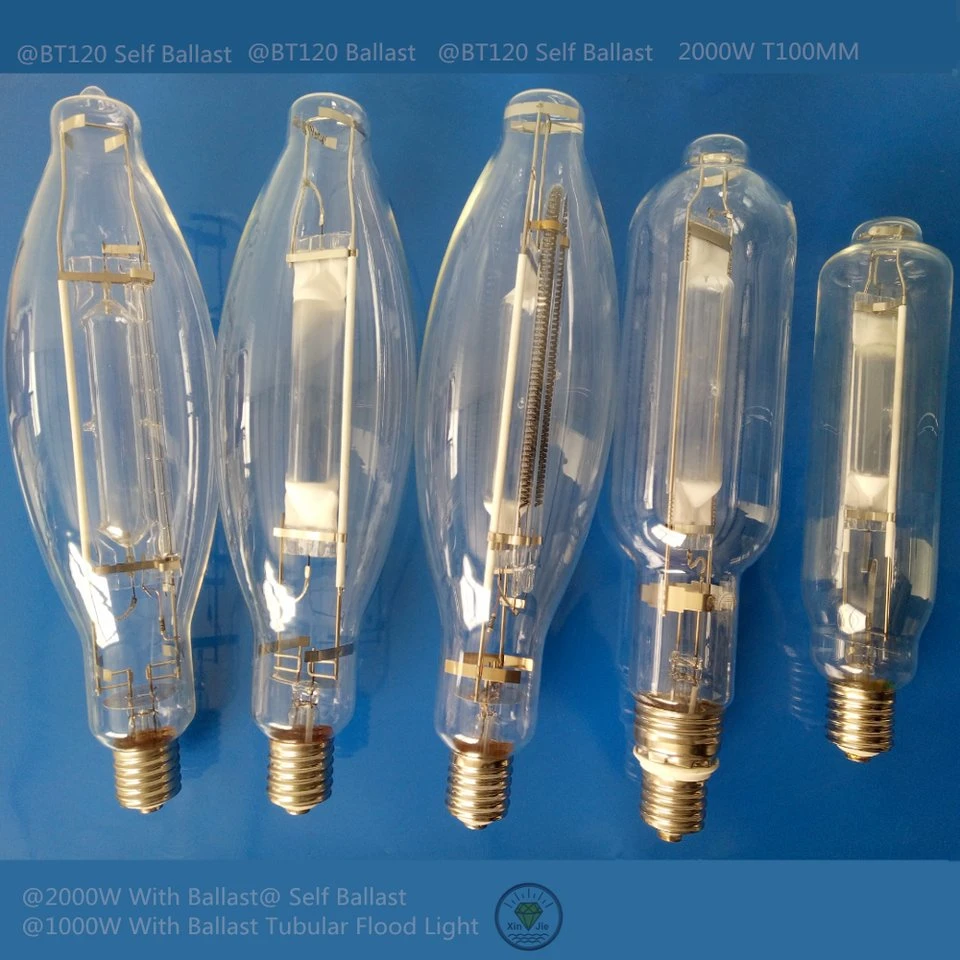 Metal Halide Light Lamps Flood Light Bt120 HID Construction Lighting 2000W 2500W 1km Long Distance Range Construction