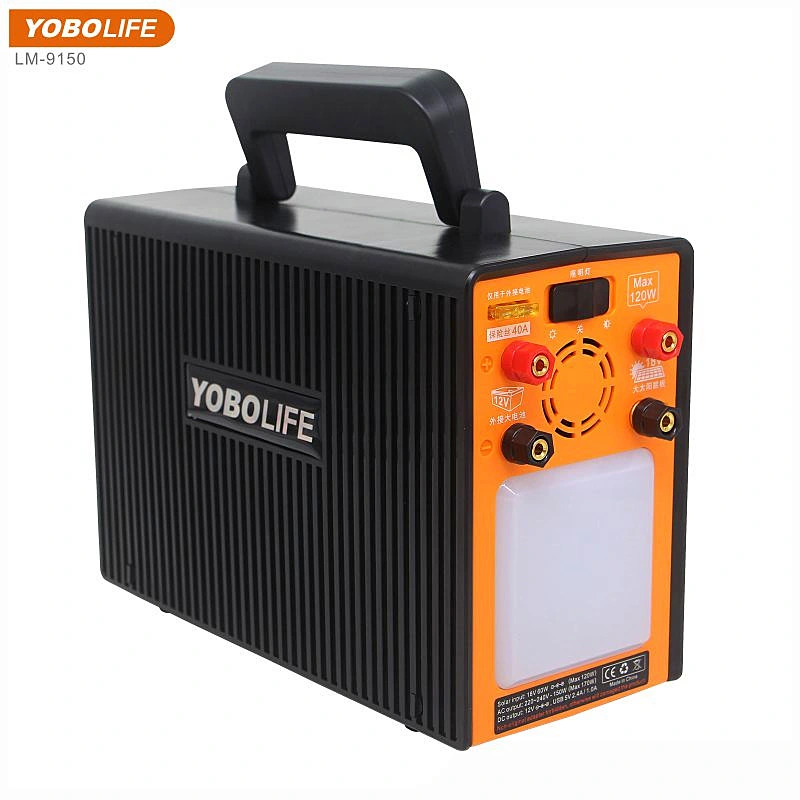 Yobolife 220V 150W de salida y 12V de la luz solar con paneles solares 60W