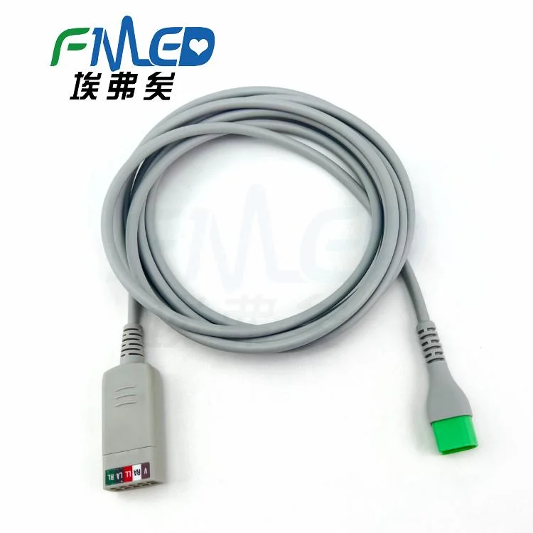 بالنسبة لـ Mindray Datascope Passport V V12 V21 ECG Cable 0012-00-1503-04