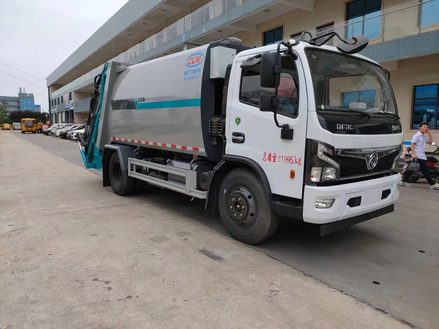Fábrica Venda diretamente Dongfeng camião compactador lixo 11m³ 12m³ 14m³ 15m³ camião do compactador de lixo
