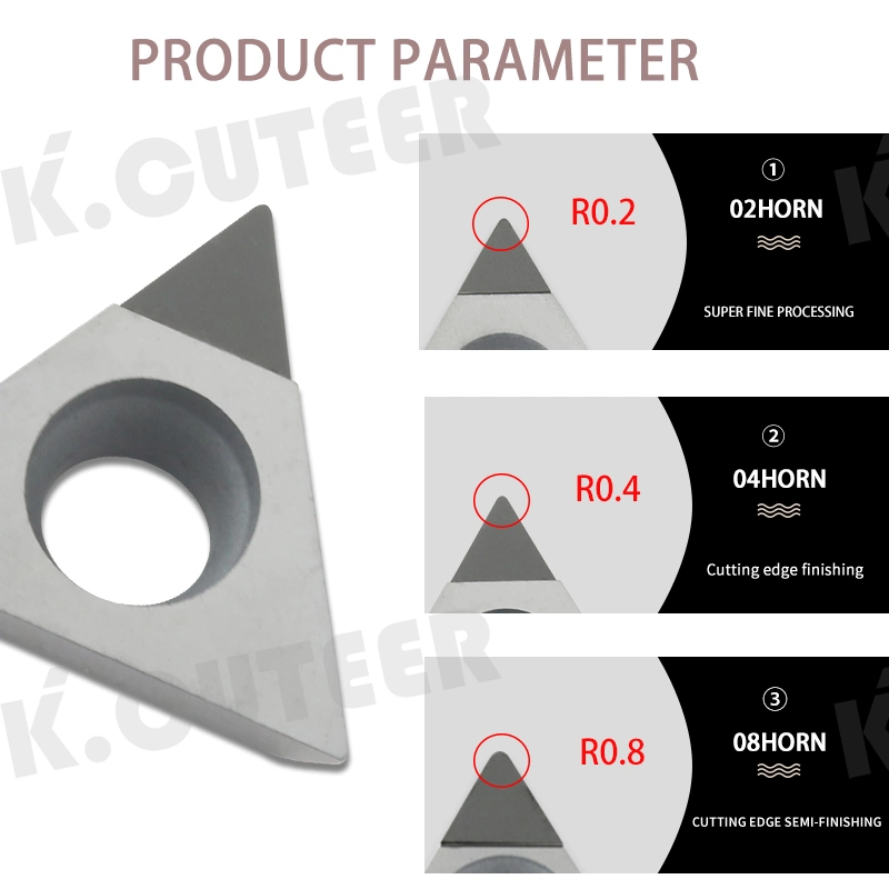 PCD Diamond Insert Extrusion Blade Vcgt for CNC Tools