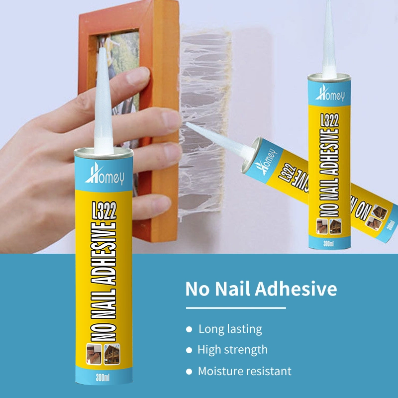 Homey Tough Solvent Based Clear Fast Cure Nial Free Glue