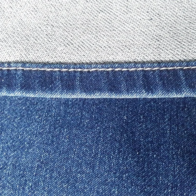 Blue Color Fake Knitting Denim Fabric for Garments