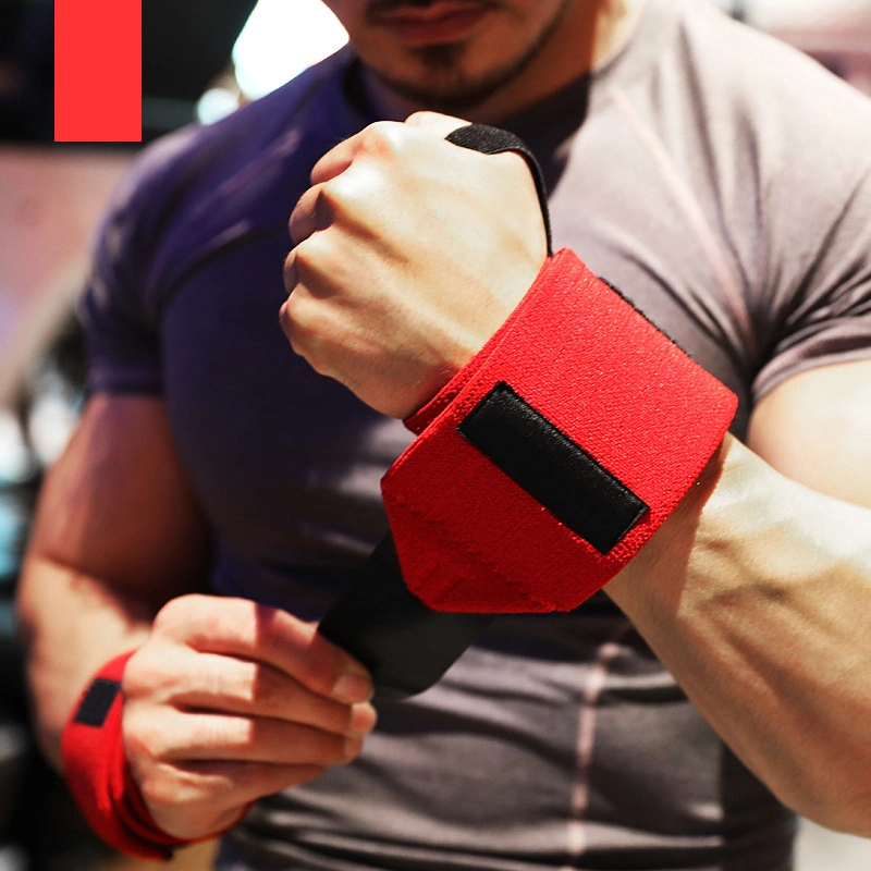 Trending Pull up Strength Cotton Wholesale/Supplier Adjustable Weightlifting Lifting Straps Wrist Wraps