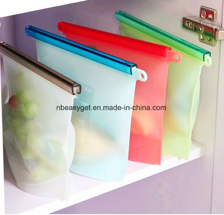 Reusable Silicone Food Preservation Bag Airtight Seal Food Storage Container Versatile Cooking Bag Kitchen Cooking Utensil Set of Esg10244