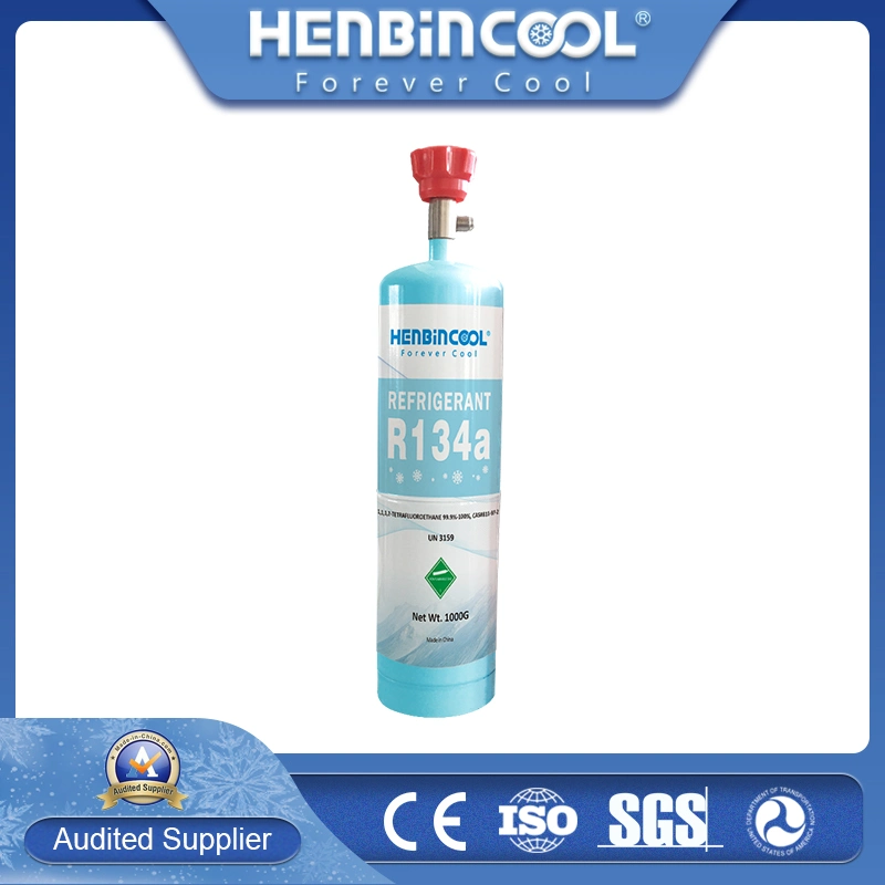 Henbincool R134A Refrigerant Gas 1000g in Two Slices Can