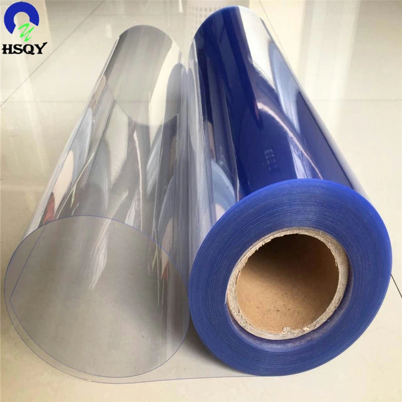 Blue PVC Super Clear Plastic PVC Film Transparent PVC