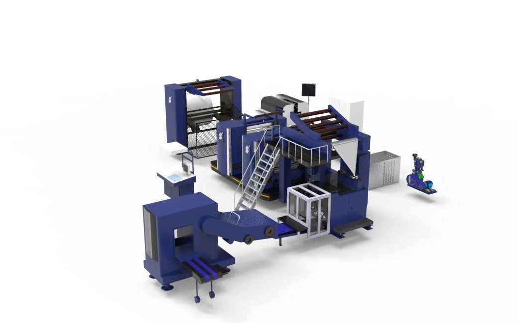 Ss890d-2 Web Printing Machine with Cutoff 630mm