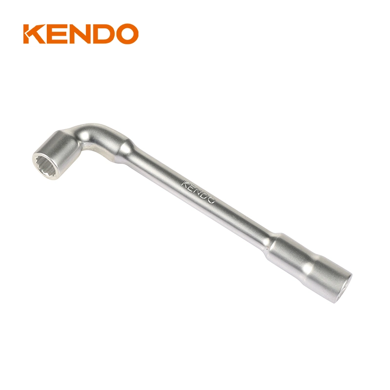 Kendo L-Type Wrench Double-Ended Curved Perforated Hexagonal Mirror Socket Wrench