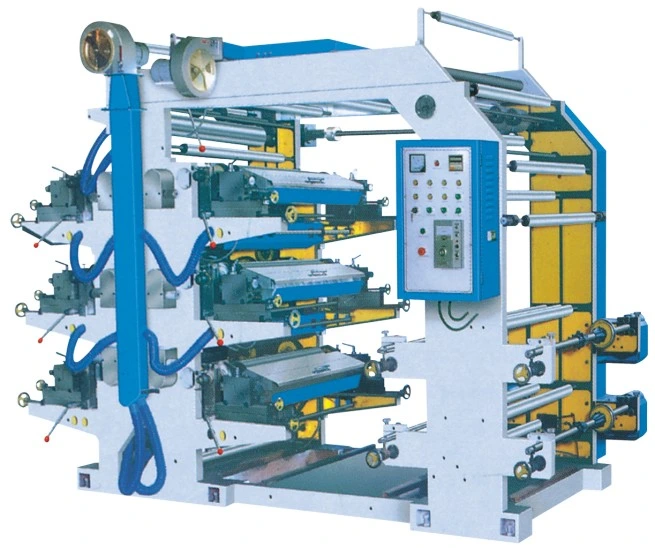High Speed Two Four Six Color Flexo Printing Machine