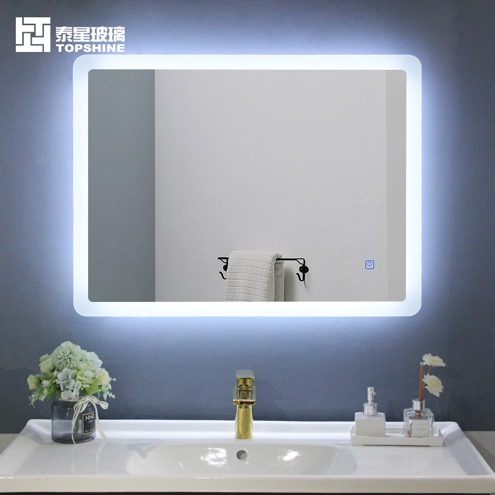 Factory Wholesale/Supplier Decorative Mirror for Wall 5mm Silver Bathroom LED Light Mirror