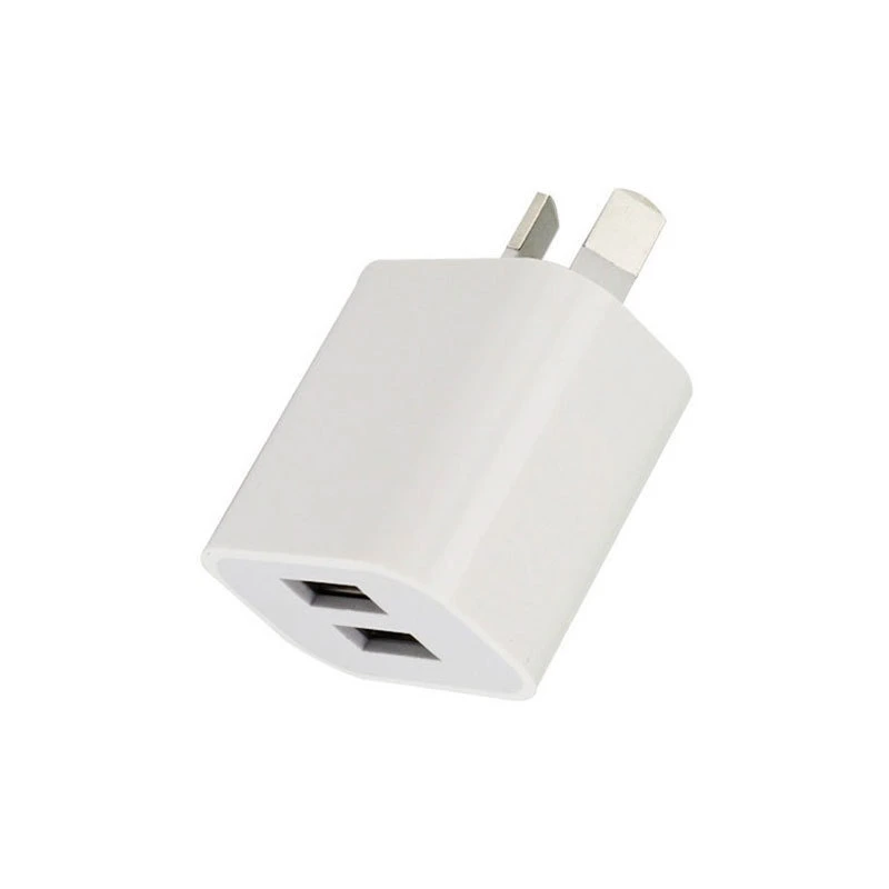 Puertos USB dobles Cargador de pared 5 voltios 2,1 AMP 5V 2,1a 2100mA adaptador de CA DC adaptador de alimentación con nosotros aprobado Para teléfonos